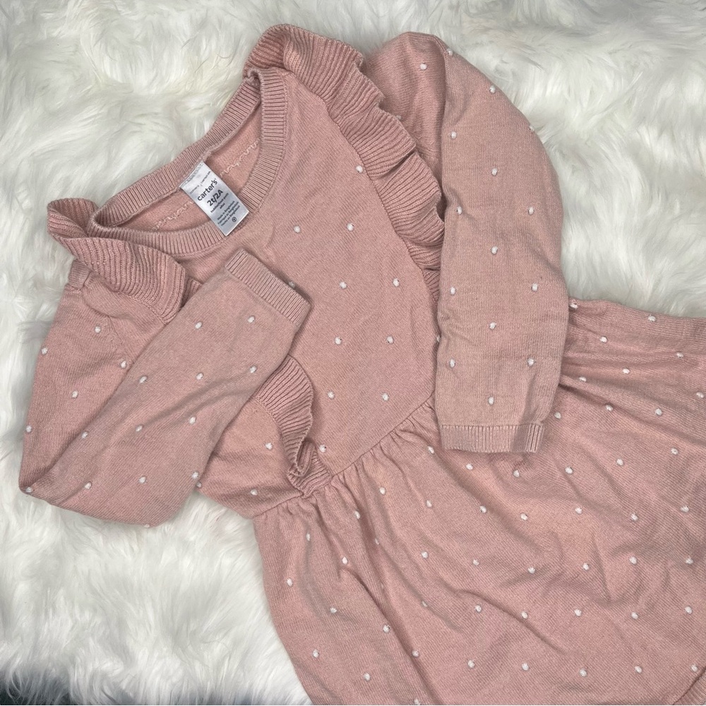 Carter's Polka Dot Ruffle Dress - 2T